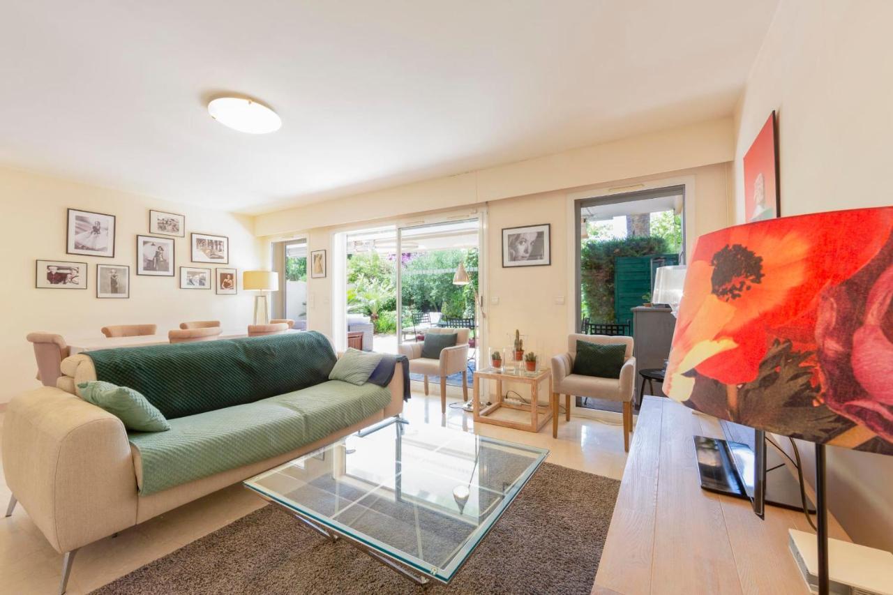 Apartment 2 Bedrooms2 Bathroomsdouble Terrace & Garden In Palm Beach Area Cannes Extérieur photo