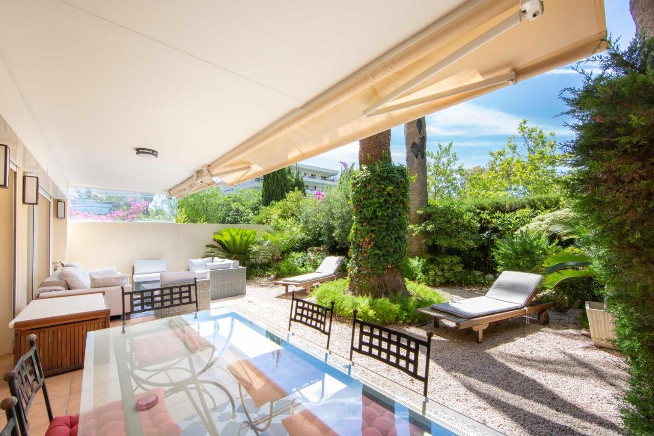 Apartment 2 Bedrooms2 Bathroomsdouble Terrace & Garden In Palm Beach Area Cannes Extérieur photo